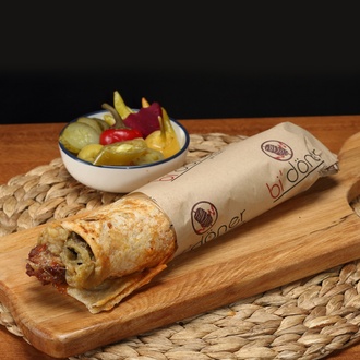 Közlenmiş Patlıcanlı Adana Dürüm görseli