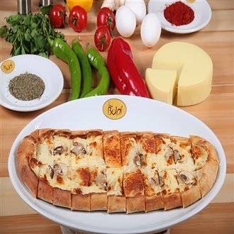 Kaşarlı Mantarlı Pide görseli