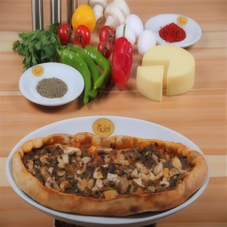 Ispanaklı Mantarlı Pide görseli