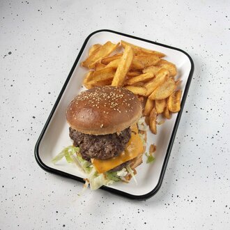 Double Bart Burger Menü görseli