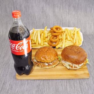 5'Li Chicken Burger Menü görseli