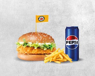 Chicken Burger Menü görseli