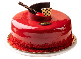 Çikolatalı Frambuazlı Pasta (No: 0) görseli