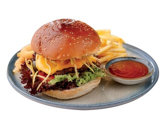 Cheddar Peynirli Burger görseli