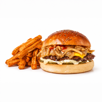 Hangover Burger Menü görseli