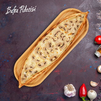 Mantarlı Kaşarlı Pide (Açık) görseli
