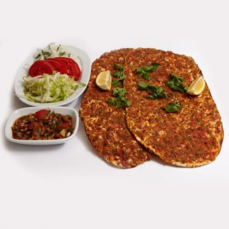 2 Adet Lahmacun görseli
