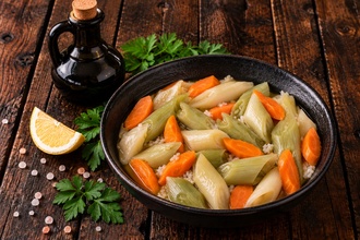 Zeytinyağlı Pırasa (250 Gr.) (Glutensiz - Vegan) görseli