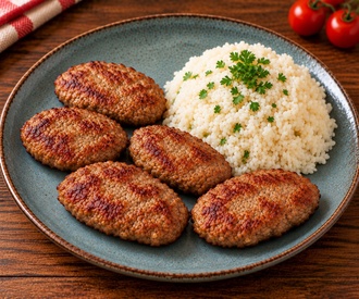 Anne Köftesi & Pirinç Pilavı (5 Köfteli) görseli