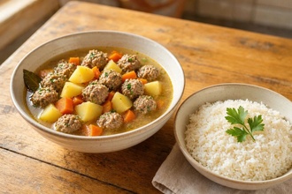 Sulu Köfte & Pilav (Glütensiz) görseli