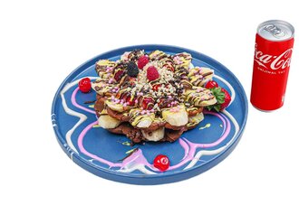 Çift Katlı Waffle + Kutu İçecek görseli