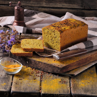 Ekşi Mayalı Karabuğday Zerdeçallı Ekmek(500g) görseli