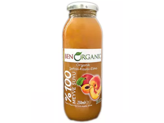 Benorganic Organik Kayısı-şeftali Suyu(250ml) görseli