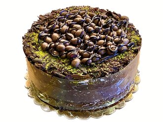 Çikolatalı Fıstıklı Pasta (5-6 Kişilik) görseli
