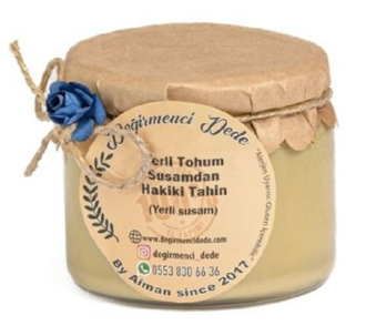 Ev Yapımı Hakiki Tahin(yerli Tohum Susamdan Katkısız)(330g) görseli