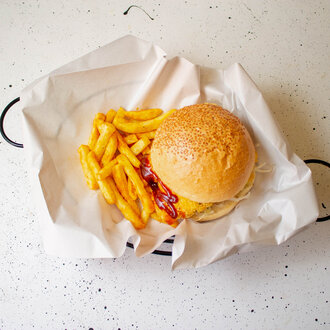3'Lü F&m Barbekü Cajun Burger görseli