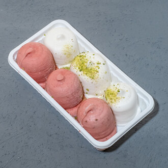 Çilekli & Sade Maraş Dondurma (480 Gr.) görseli