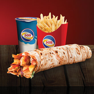 Ekonomik Tavuk Döner Dürüm Menü görseli