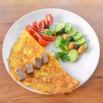 Kavurmalı & Patatesli Omlet görseli