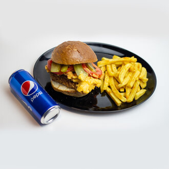 Cajun Burger Menü görseli