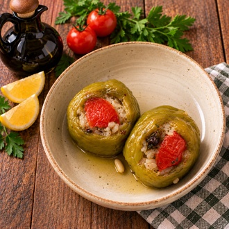 Spesiyal Zeytinyağlı Biber Dolma (200 G.) (Glutensiz-vegan) görseli