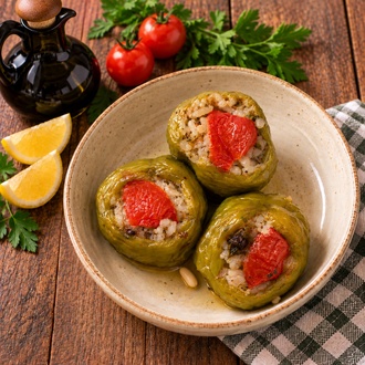 Spesiyal Zeytinyağlı Biber Dolma (300 G.) (Glutensiz-vegan) görseli