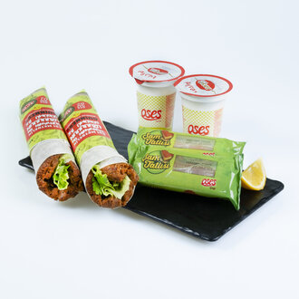 2'Li Çiğ Köfte Dürüm & Şam Tatlısı Menü görseli