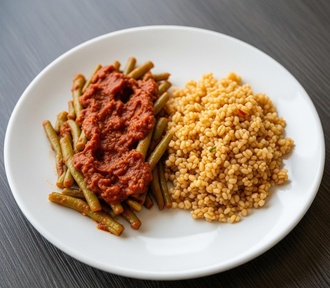 Taze Fasulye & Bulgur Pilavı görseli