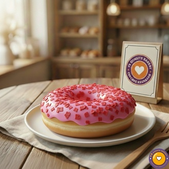 Çilekli Donut görseli