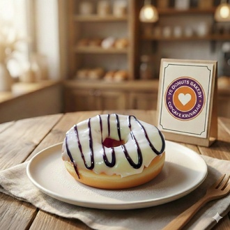 Vanilyalı Donut görseli