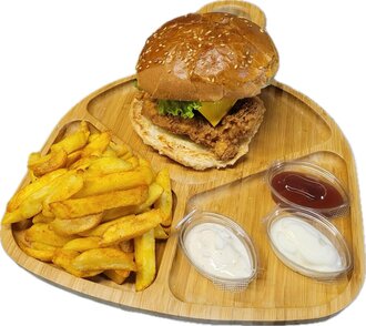 3 Lü Çıtır Tavuk Burger görseli