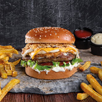 Cheesy Beast Burger görseli