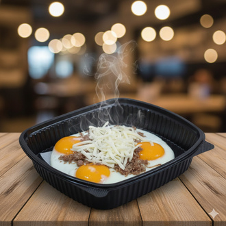 Kavurmalı & Kaşar Peynirli Yumurta görseli