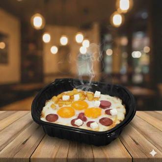 Sucuklu & Patatesli & Beyaz Peynirli Yumurta görseli