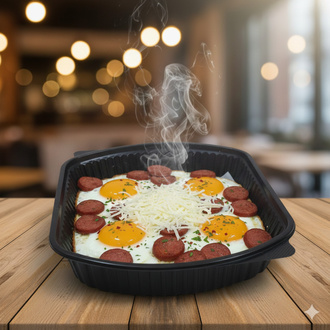 Sosisli & Kaşar Peynirli Yumurta görseli