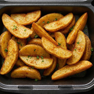 Elma Dilim Patates Kızartması görseli