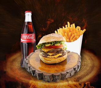 Duble Cheeseburger Menü görseli