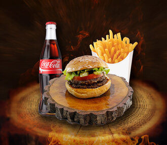 Duble Burger Menü görseli