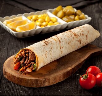 Et Tantuni (Biftek) Dürüm + Coca-cola(33cl.) görseli