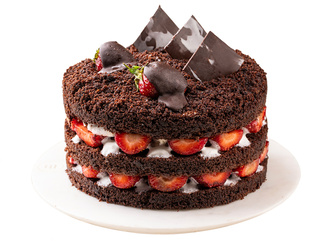 Çilekli Mousse Pasta (No: 1) görseli