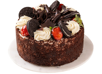 Oreolu Çilekli Pasta (No.1) görseli