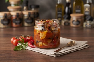 Kırmızı Köz Biberli Patlıcan Salatası (300 Cc.) görseli