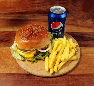 Cheeseburger Menü görseli
