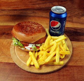 Tavuk Burger Menü görseli
