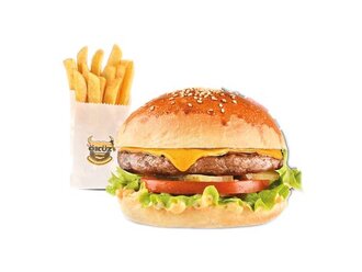 Cheeseburger (120 Gr.) Menü görseli
