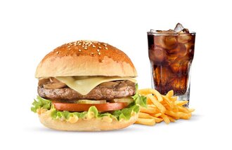 Mushroom Burger (120 Gr.) Menü görseli