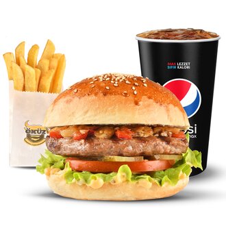 Köz Patlıcanlı Burger (120 Gr.) Menü görseli