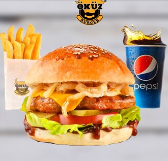 Barböküz Burger (120 Gr.) Menü görseli