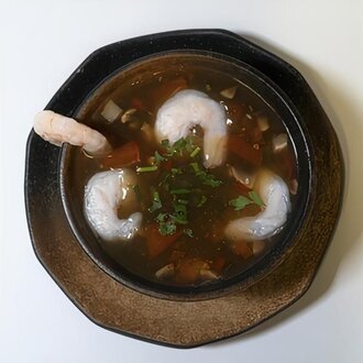 Tom Yum Karides Çorbası görseli