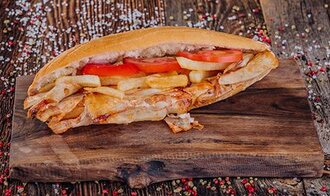 2'Li Yarım Ekmek Arası Tavuk Döner Menü görseli